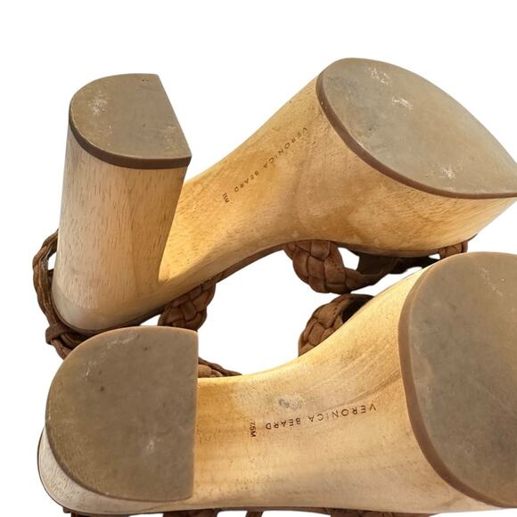 Veronica Beard Brown Platform Heels - Picture 14 of 16